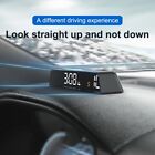 Wysoce precyzyjny samochodowy prędkościomierz GPS HUD cyfrowy wyświetlacz LED budzik