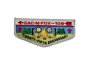 Sac-N-Fox 108 25th Anniversary Boy Scouts Of America Patch - Picture 1 of 1
