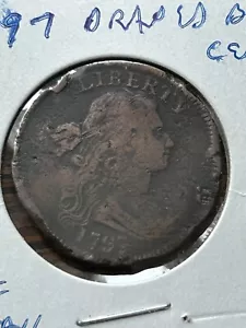 Busto drappeggiato 1797 grande centesimo VF dettaglio - Foto 1 di 2