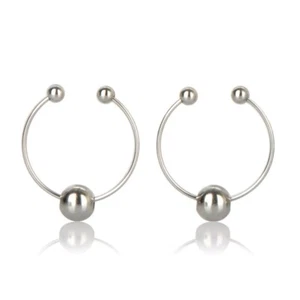 Anillos para pezones de plata no perforantes joyería corporal - Imagen 1 de 5