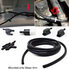 Quick And Easy 2M Windshield Wiper Washer Jet Hose Tube Pipe Rubber Nozzle