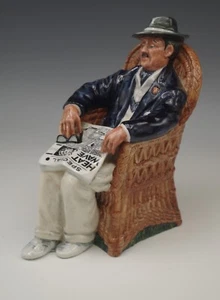 FIGURA ROYAL DOULTON BONE CHINA TAKING THINGS EASY HN 2677 HOMBRE DESCANSANDO 7" - Imagen 1 de 10