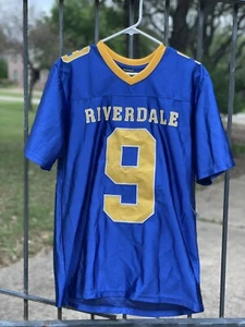 Neu mit Etikett Riverdale #9 blau/gelb Football Trikot TV Show Netflix M/L A. Andrews - Bild 1 von 6