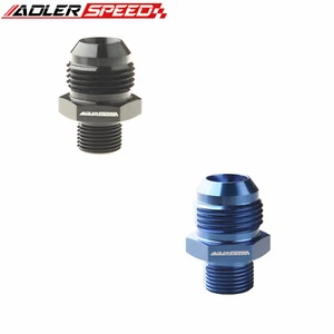 US STOCK -4AN 6AN 8AN 10AN 12AN macho llamarada a adaptador de montaje recto métrico x2 - Imagen 1 de 16