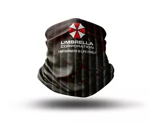 Washable Fabric Face Cover Neck Gaiter Umbrella Corporation Design EU Made - Picture 1 of 6