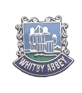 Whitby Abbey Quality Enamel Lapel Pin Badge - Picture 1 of 2