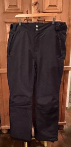 Columbia Omni-Tex Women's Black Snow Pants XL Front Zip Side Zip Pockets NWOT - Picture 1 of 13