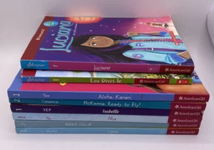 American Girl Book Lot Of 8 Luciana Lea Kanani McKenna Isabelle Mia Cecile Lanie - Picture 1 of 17