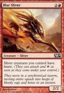 Blur Sliver x1 NM Magic the Gathering 1x Magic 2014 mtg card - Picture 1 of 1