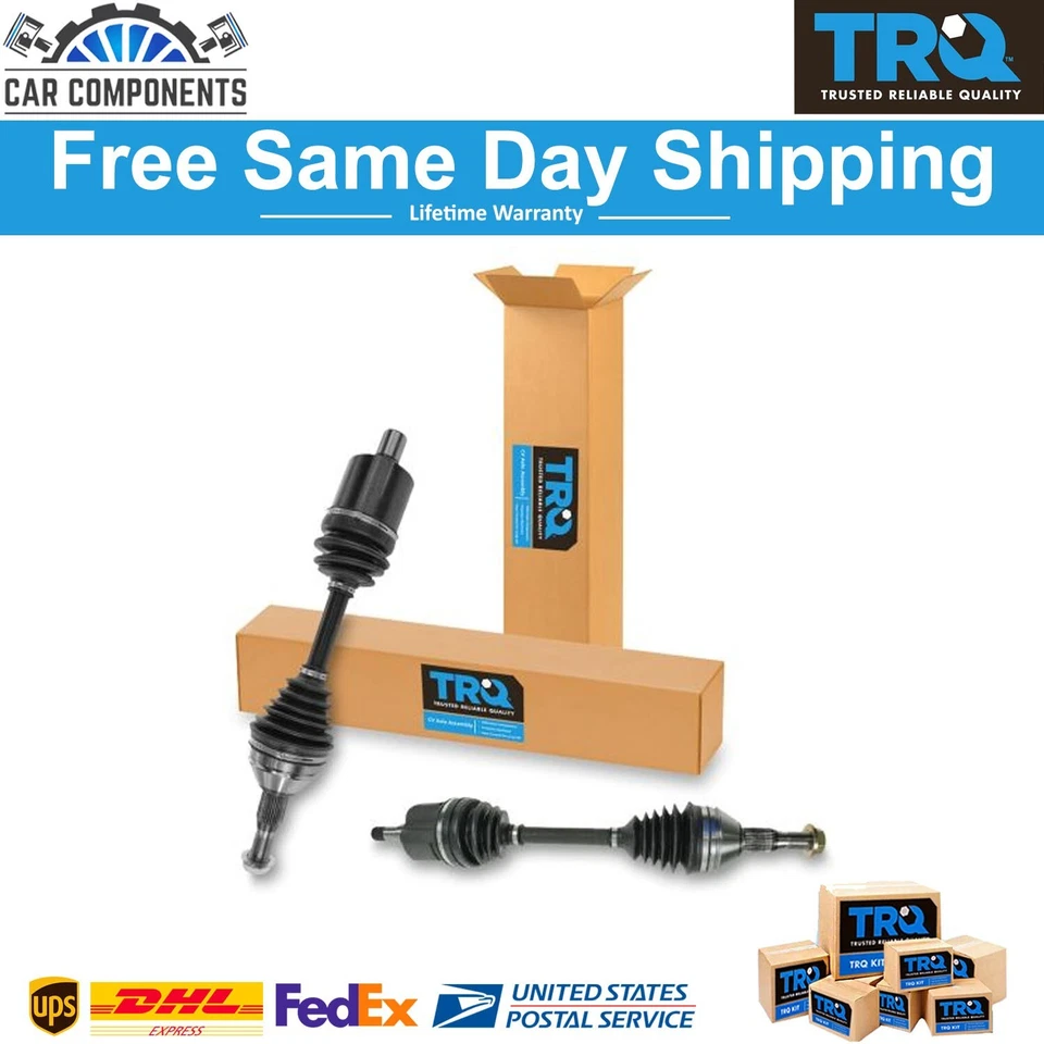 TRQ 全新前驱动和乘客侧 CV 轴总成套件 适用于 1997 - 08 别克 — 第 1/4 张图片