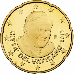 [#1047447] VATICAN CITY, Benedict XVI, 20 Euro Cent, Proof, 2013, Rome, Brass, M