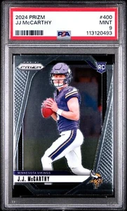 2024 Panini Prizm - JJ McCarthy #400 Rookie Card PSA 9 - Foto 1 di 2
