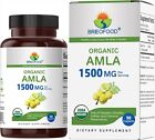 Brieofood Organic Amla 1500mg 90 tablets