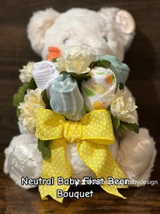 Neutral Baby’s First Bear Clothing Bouquet - Picture 1 of 4