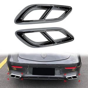 Rear Throat Exhaust Pipe Outlet Cover Trim For Mercedes-Benz CLE Coupe 2024+ - Picture 1 of 9