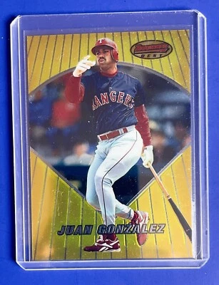 1996 Bowman's Best JUAN GONAZALEZ #58 Foil Refractor - Image 1 of 2