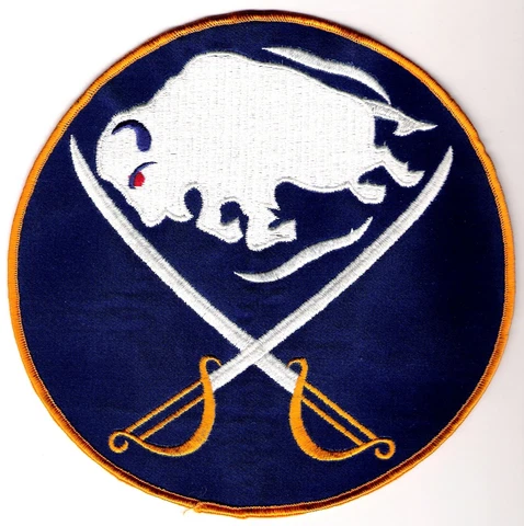 BUFFALO SABRES HASEK PERREAULT 1970'S AUTHENTIC SWEATER JERSEY EMBLEM LOGO CREST Cover