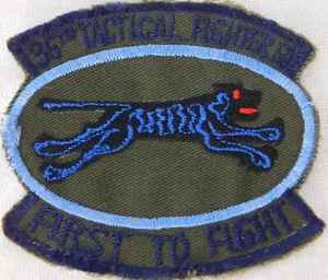 Vintage Vietnam USAF US Air Forces 35th Tactical Fighter Squadron Pilot Patch - Picture 1 of 5