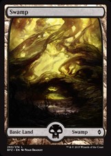 4x Swamp (260) (Full Art) ~ Near Mint Battle for Zendikar MTG Magic x4 4 Ultimat
