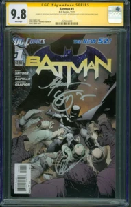 Batman 1 CGC 3XSS 9.8 Capullo Snyder Glapion 1st Print 11/11 - Picture 1 of 2