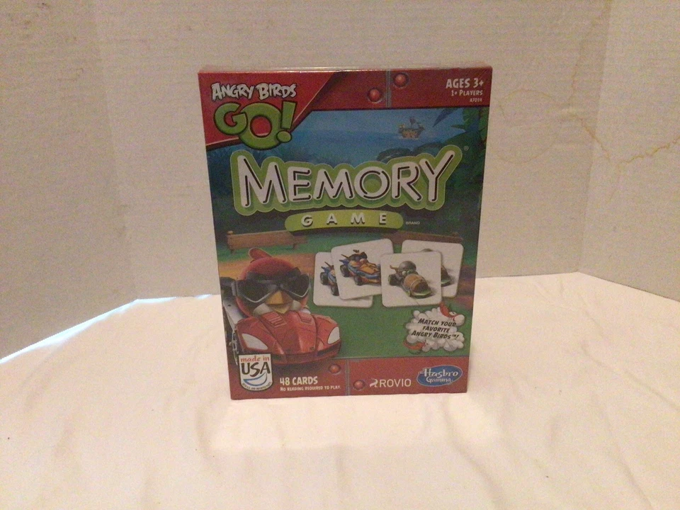 Hasbro Games Angry Birds Go! Memory Game~Ages 3+, 1+Players~MADE IN USA - Image 1 of 1