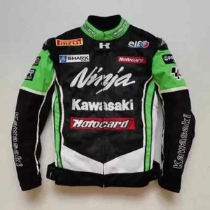 Kawasaki Motorbike Mesh Jacket Biker Motorcycle Sports Racing Mesh Jacket - Picture 1 of 6