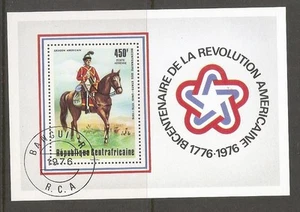 Central African Republic SC # C144 American Revolution Bicent . Souvenir S. MNH - Picture 1 of 1