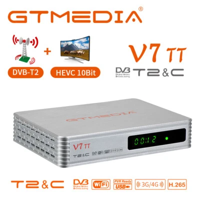 2025 España Digital HD TDT T2 Receptor Terrestre TV Box H.265 10bit PVR+USB WIFI - Imagen 1 de 4