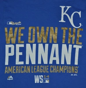 camiseta pequeña Kansas City Royals KC Baseball 2014 19 pulgadas pit to pit - Imagen 1 de 3