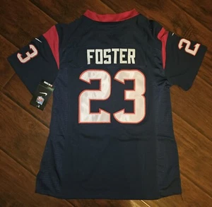 Houston Texans Blue #23 Foster #23 Jersey Size Women Small S - Picture 1 of 11