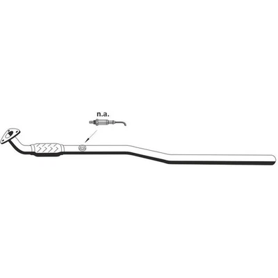 ERNST 053426 Tubo de escape para OPEL Astra H Caravan (A04) Astra G CC (T98) - Imagen 1 de 4