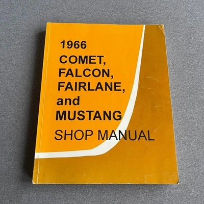 Ford Comet 1966, Falcon, Fairlane y Mustang manual de taller Foto 1 de 4