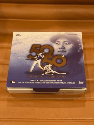 2024 Topps SHOHEI OHTANI 50/50 Club Dodgers 50 cartões CAIXA ABERTA e PACOTES ⚾️ - Imagem 1 de 4