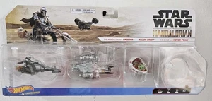 Paquete de 3 vehículos mandalorianos fundidos a presión Hot Wheels Star Wars Starships ¡Envío rápido!! - Imagen 1 de 6
