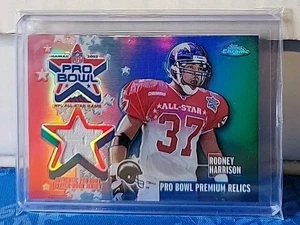 2002 Topps Chrome Pro Bowl Premium Jerseys Refractor Rodney Harrison #PP-RH - Picture 1 of 2