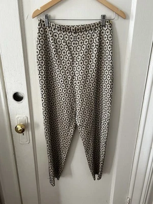 Pantalón capri de seda Dué Per Dué con diseño floral | 6P Foto 1 de 4