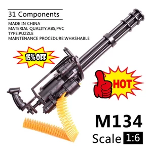 1:6 Scale M134 Minigun Gatling MachineGun 16cm-TERMINATOR For Action Figure NEW - Picture 1 of 12
