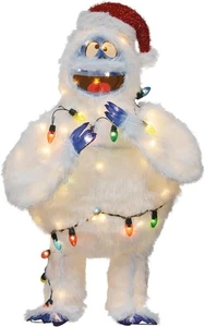 48" Bumble the Abominable Snow Monster Lighted Indoor/Outdoor Christmas Yard Dec - Picture 1 of 9