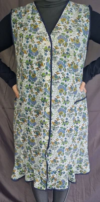 Nylon Dederon kittel schürze Vintage  Apron M88 -Original 70er Jahre - Bild 1 von 2