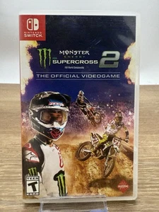 Nintendo Switch Monster Energy Supercross Il Videogioco Ufficiale + Custodia 2018! - Foto 1 di 4