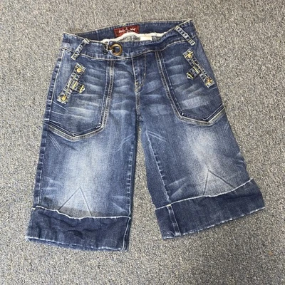 Vintage Baby Phat Women Cuffed Jeans Shorts Sz 11 - Image 1 of 4