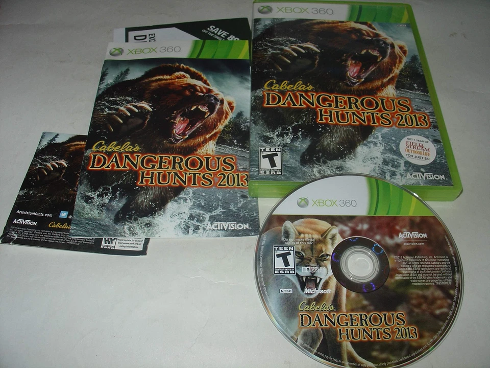 Cabela's Dangerous Hunts 2013 (Microsoft Xbox 360, 2012) Complete Minty - Image 1 of 1