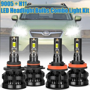 LED Headlight Bulbs Combo Light Kit For 2013-2014 Subaru XV Crosstrek - Picture 1 of 22