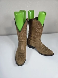 Tony Lama Herren 10,5 EE Braun Leder Western Cowboystiefel Stil BB2021 WIE ABGEBILDET - Bild 1 von 11