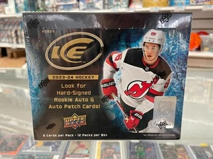 2023-24 Upper Deck ICE Hockey HOBBY BOX Factory Sealed Look for Autographs F/S - Picture 1 of 1