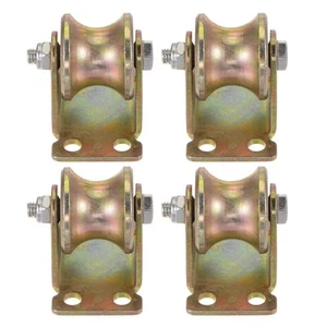 4pcs U Groove Caster 1.25" U-Shaped Sliding Gate Wheel for Inverted Track - Picture 1 of 6