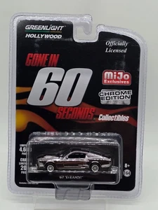 Greenlight 1967 Ford Mustang "Eleanor" "Gone in 60 Seconds"  MIJO Chrome Edition - Picture 1 of 6