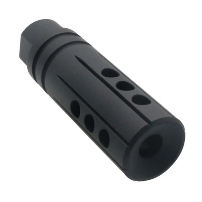 AMERICAN BUILT CUSTOM 3" Muzzle Brake Ported Linear Compensator Can 5/8X24 .30 Cal (Made in USA)