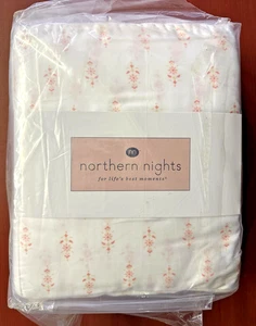 Northern Nights 500 Fäden 100 % Ägyptische Baumwolle Lakenset H430200 Blumenmuster Kal. KING - Bild 1 von 2