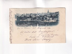 F5318) Ansichtskarte, GRUSS aus METTMANN 1897 !! - Picture 1 of 2